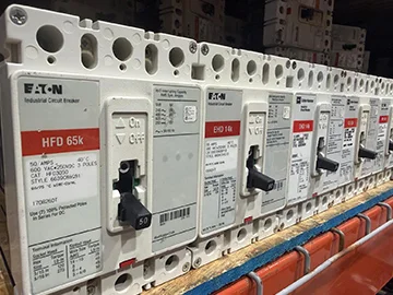 Surplus Industrial Molded Case Circuit Breakers